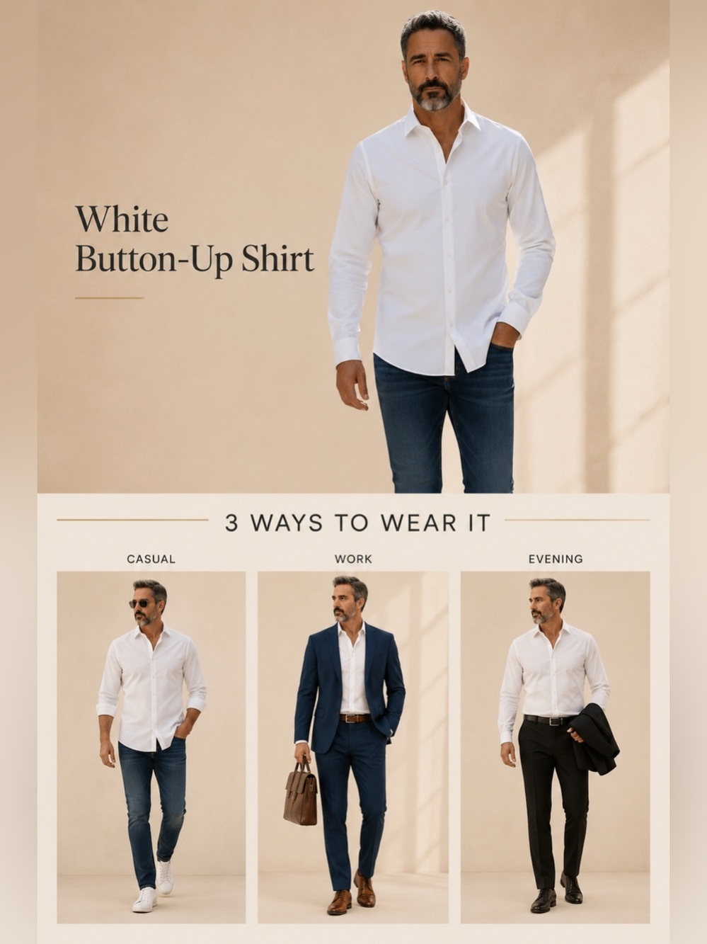 NWT - AllSaints Echo LS Shirt – White – Medium